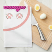 Ik ben genoeg t-shirt kat theedoek (Quarter Fold)