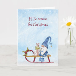 Ik ben genoom voor kerstpunny  kaart