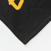 Ik ben gepensioneerd Het is overal 5 uur Fleece Deken (Hoek)