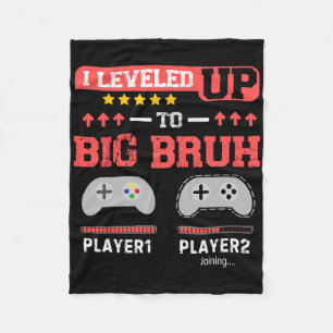 Ik Ben Gepromoveerd Naar Grote Broer Gamer Funny B Fleece Deken