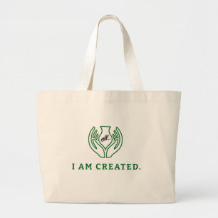 Ik Ben Geschapen Grote Tote Bag