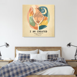 Ik Ben Geschapen - Hand van Genade Canvas Afdruk