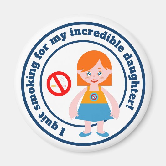 Ik ben gestopt met mijn dochter magneet (Voorkant)