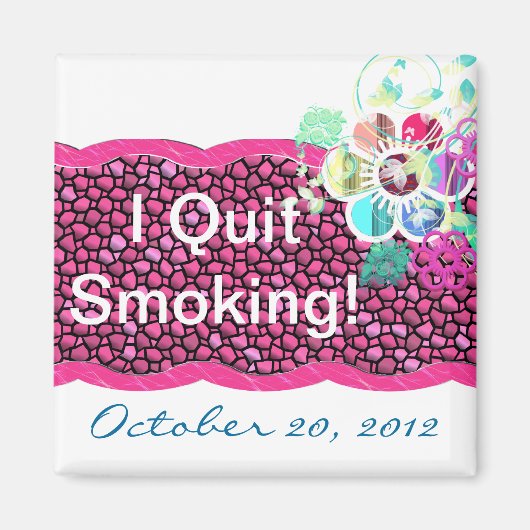 Ik ben gestopt met roken! magneet (Voorkant)