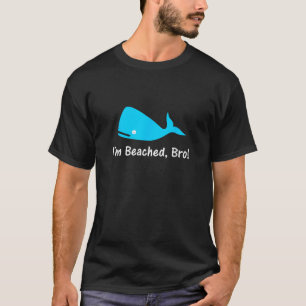 Ik ben gestrand Bro Funny Beach Whale T Shirt