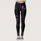 Ik ben getalenteerd, intelligent, uniek en innovat leggings (Voorkant)