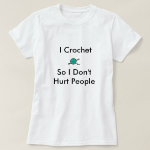 Ik ben getikt zodat ik geen mensen verstoort. t-shirt