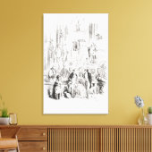 Ik ben getrouwd canvas afdruk (Insitu (Woonkamer))