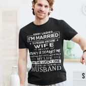 Ik ben getrouwd met een Geweldige vrouw. T-shirt