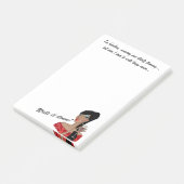 "Ik ben geweldig, verbazingwekkend, verbluffend... Post-it® Notes (Schuin)