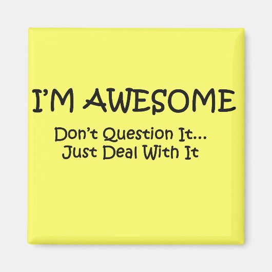 Ik ben Geweldige. Magneet (Voorkant)