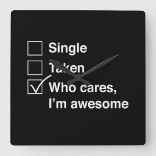 Ik ben Geweldige. Vierkante Klok