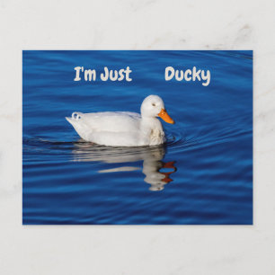 Ik ben gewoon Ducky Briefkaart