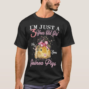 Ik ben gewoon een 3-jarig meisje dat houdt van cav t-shirt