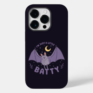 Ik ben gewoon een beetje grappig Halloween Bat Pun Case-Mate iPhone 14 Pro Hoesje