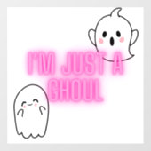 "Ik ben gewoon een Ghoul" Sticker (Vel)