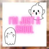 "Ik ben gewoon een Ghoul" Sticker (Vel 2)