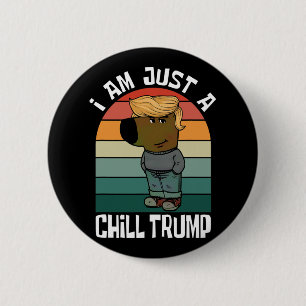 Ik ben gewoon een grappige Trump-meme Ronde Button 5,7 Cm
