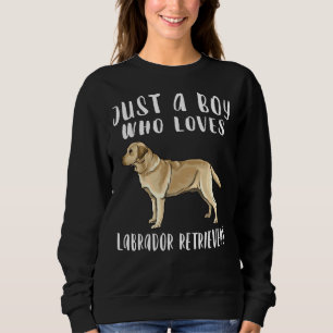 Ik ben gewoon een jongen die van gele labrador ree trui