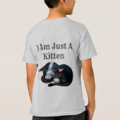 Ik ben gewoon een Kitten T-shirt (Achterkant)