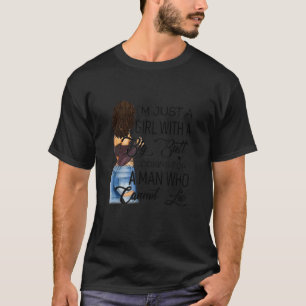 Ik ben gewoon een meisje met een grote pot op zoek t-shirt