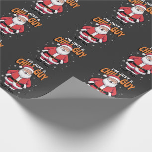 Ik ben gewoon een relaxte kerel Meme Kerstmis Grap Cadeaupapier