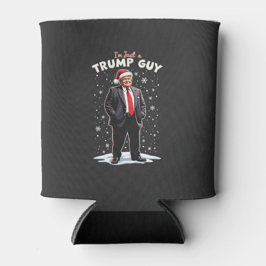 Ik ben gewoon een Trump Guy Chill Guy Kerstman Blikjeskoeler (Voorkant)