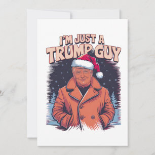 ik ben gewoon een Trump-man Chill Guy Meme Trump T Kaart