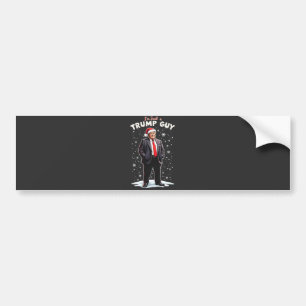 Ik ben gewoon een Trump-man, chill vent, kerstman Bumpersticker