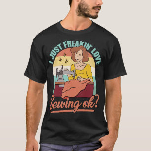Ik ben gewoon gek aan het naaien... Kilt Quilting T-shirt