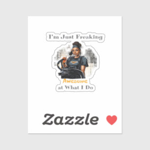 Ik ben gewoon gek... Classic Sticker