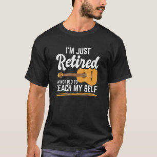 Ik ben gewoon gepensioneerd gitarist Amerikaans pa T-shirt