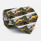 Ik ben gewoon loco: Alaska Railroad Stropdas (Opgerold)