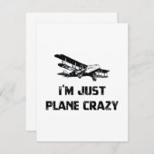 Ik ben gewoon Plane Crazy (Voorkant / Achterkant)