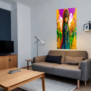 Ik ben gewoon verdrietig. AI Art Poster