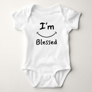 Ik ben gezegend Bijbelse glimlach Unisex Romper