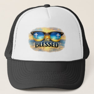 Ik ben Gezegend - Christelijk Trucker Pet