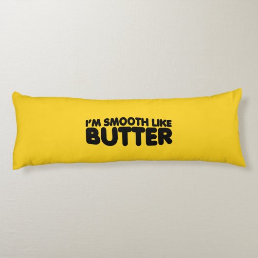 Ik ben glad als Butter Lichaamskussen (Achterkant)