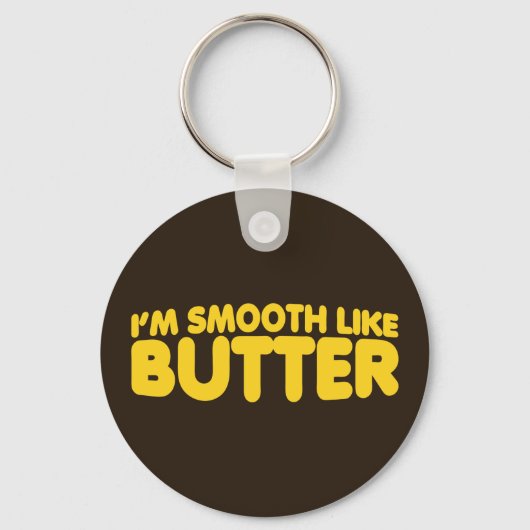 Ik ben glad als Butter Sleutelhanger (Voorkant)