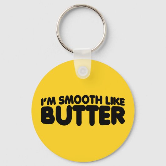 Ik ben glad als Butter Sleutelhanger (Voorkant)