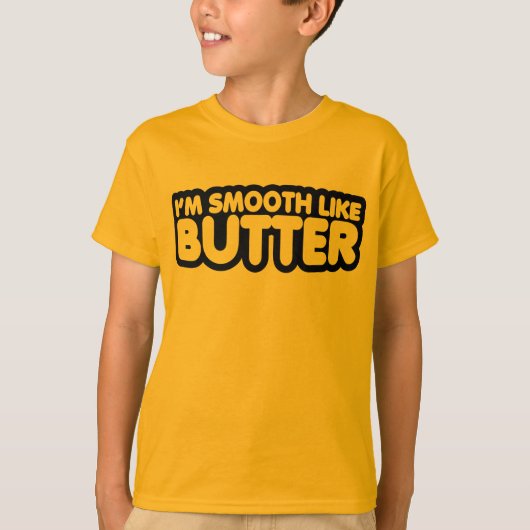 Ik ben glad als Butter T-shirt (Voorkant)