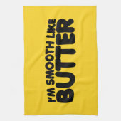 Ik ben glad als Butter Theedoek (Verticaal)