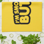 Ik ben glad als Butter Theedoek (Gevouwen)