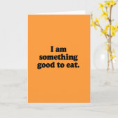 Ik ben goed om te eten kaart (Gele Bloem)