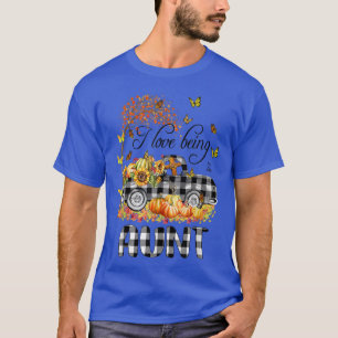Ik ben graag AUNTLovely Truck Autumn T-shirt