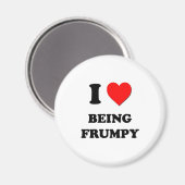 Ik ben graag chagrijnig magneet (Voorkant / Achterkant)