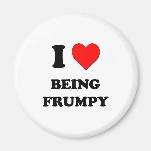 Ik ben graag chagrijnig magneet (Voorkant)