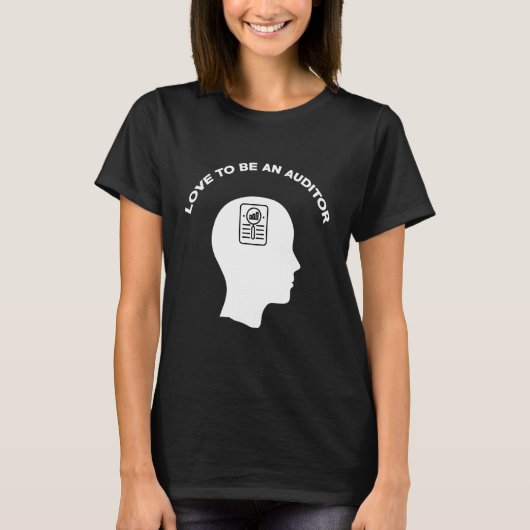 Ik ben graag een auditeur en accountant t-shirt (Voorkant)