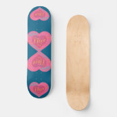 Ik ben graag getrouwd skateboard (Voorkant)