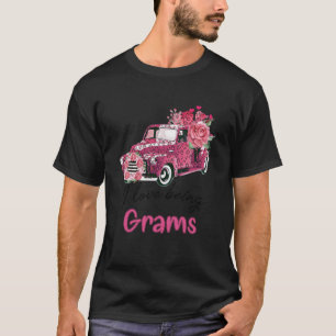 Ik ben graag gram vrachtwagenbloem t-shirt